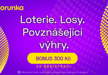 Získejte 300 Kč bonus za registraci u loterie Korunka