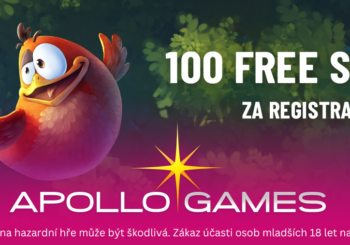 100 free spinů za registraci v ApolloGames.cz - jak získat